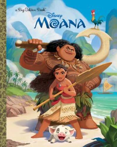 Moana big golden book - moana, (disney